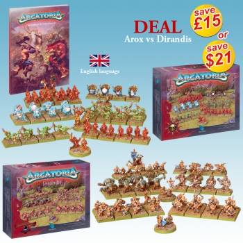 ARMIES DEAL: Arox vs Dirandis (English rulebook)